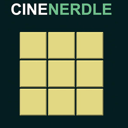 Cinenerdle game